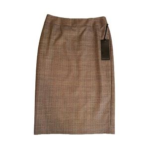 Semantiks Brown Plaid Skirt Size 6